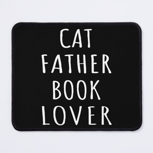 Item preview, Cat Father Book Lover I designed and sold by Lemon Pepper.