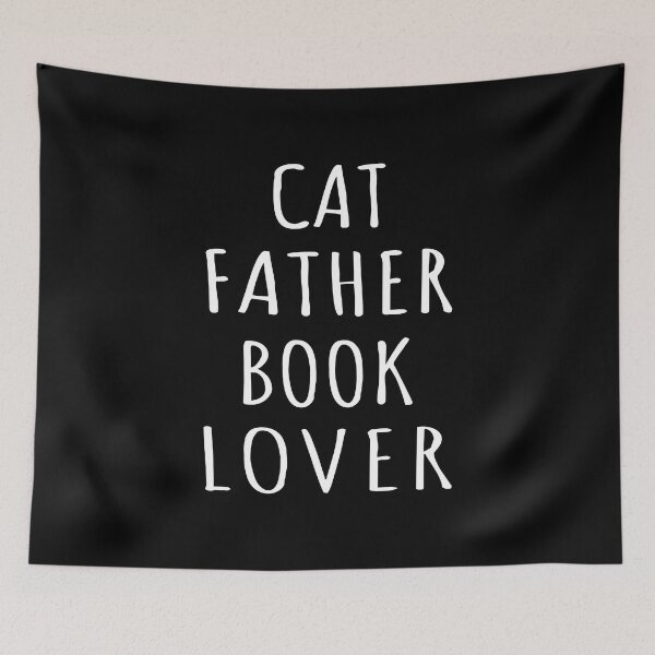 Item preview, Cat Father Book Lover I designed and sold by Lemon Pepper.