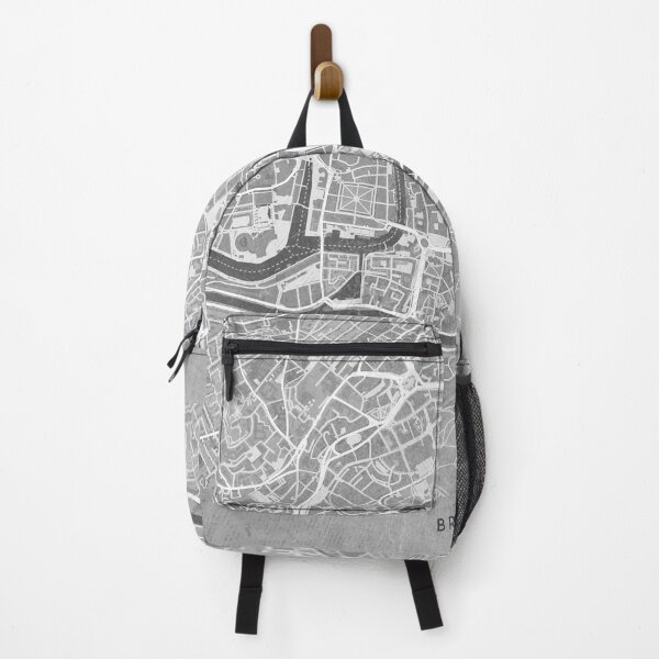 Item preview, Map of Bristol downtown (England) in sepia vintage style designed and sold by blursbyai.
