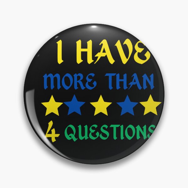 Item preview,  I Have More Than Four Questions Vintage Passover Seder designed and sold by Aleena  the princess.
