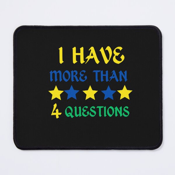 Item preview, I Have More Than Four Questions Vintage Passover Seder designed and sold by Aleena the princess.