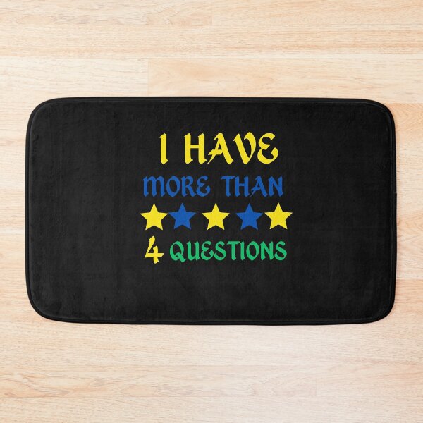 Item preview,  I Have More Than Four Questions Vintage Passover Seder designed and sold by Aleena  the princess.