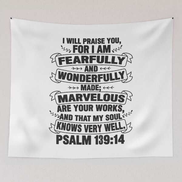Item preview, Psalm 139:14 designed and sold by plushism.