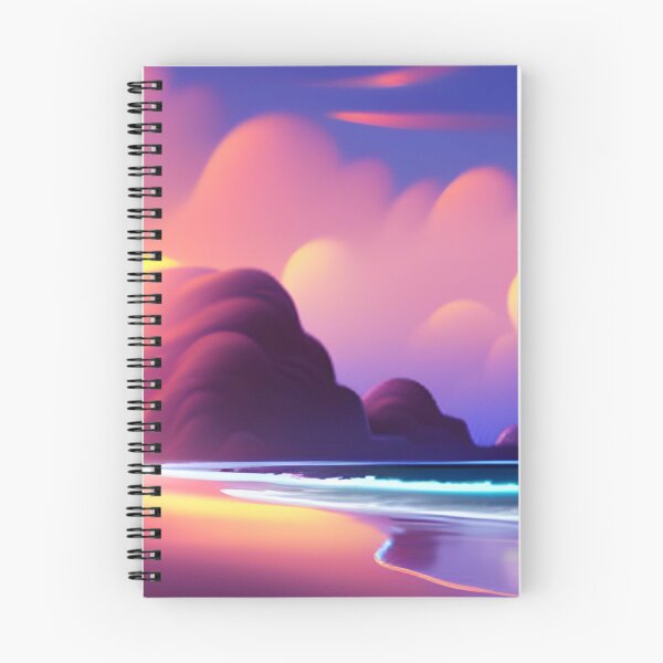 Item preview, The Pink Paradise: Beach, Sunset, Fantasy, Cartoon, and Mountain  designed and sold by stylishdzign.