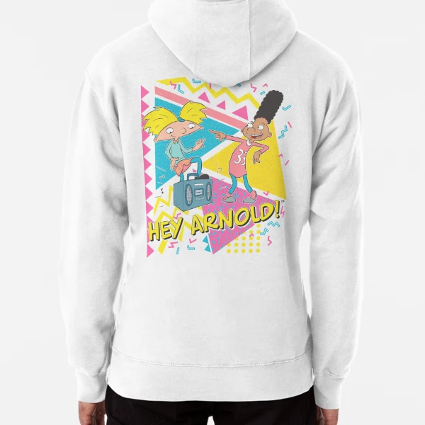 Hey Arnold! Gerald Best Friends Boombox Pullover Hoodie for Sale