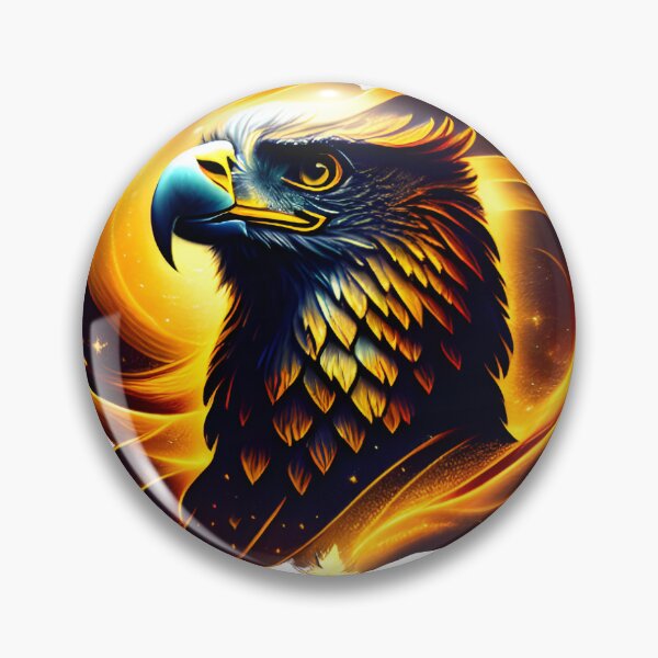 Item preview, A Gold Eagle Head  designed and sold by Queen1120.