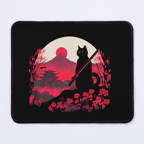 Item preview, Japanese Samurai Cat designed and sold by FantasySoul.