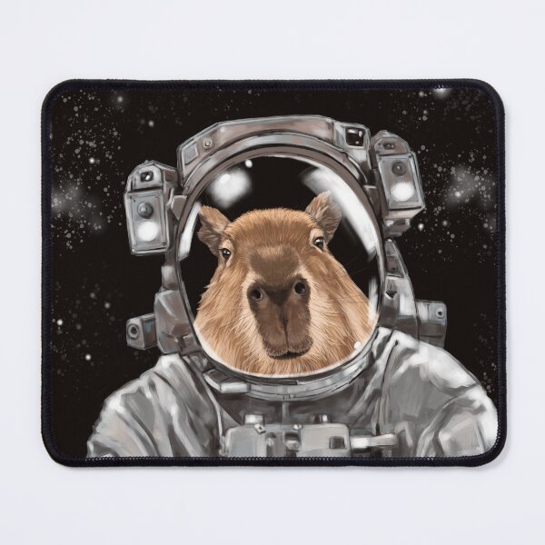 Item preview, Astronaut Capybara Selfie designed and sold by bignosework.
