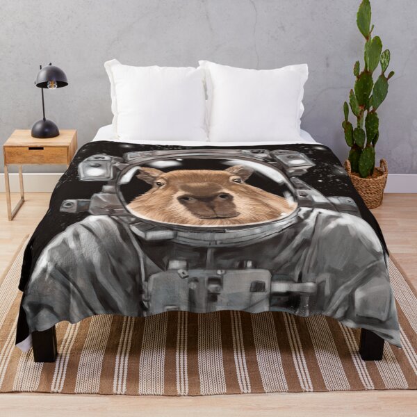 Item preview, Astronaut Capybara Selfie designed and sold by bignosework.