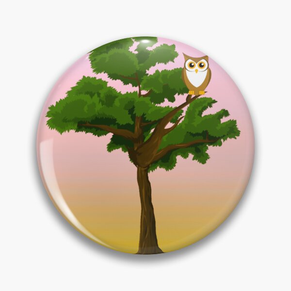 Item preview, "Midnight Watch: A Majestic Tree Owl Perched Amongst the Branches" designed and sold by MakKhan1.