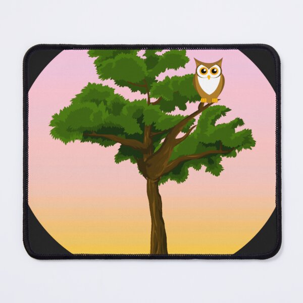 Item preview, "Midnight Watch: A Majestic Tree Owl Perched Amongst the Branches" designed and sold by MakKhan1.