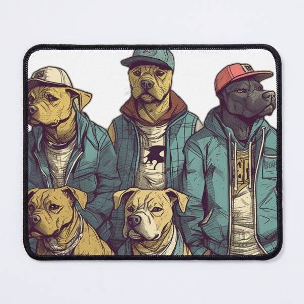 Item preview, dogs with Sportswear, glitter, caps, camouflage, animal print, gold chains and sneakers designed and sold by BladiWear.