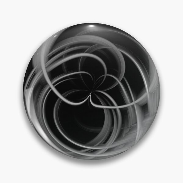 Item preview, Black and white fractal lines design designed and sold by KRFNatureGifts.