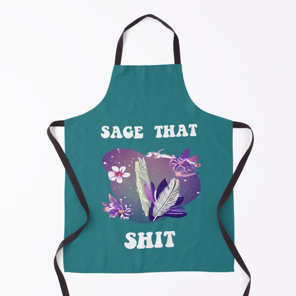 Item preview, Sage That Shit Funny Smudging Quote designed and sold by Sarah Wainwright.