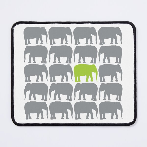 Item preview, One Green Elephant in the Herd designed and sold by Star Stream Design.