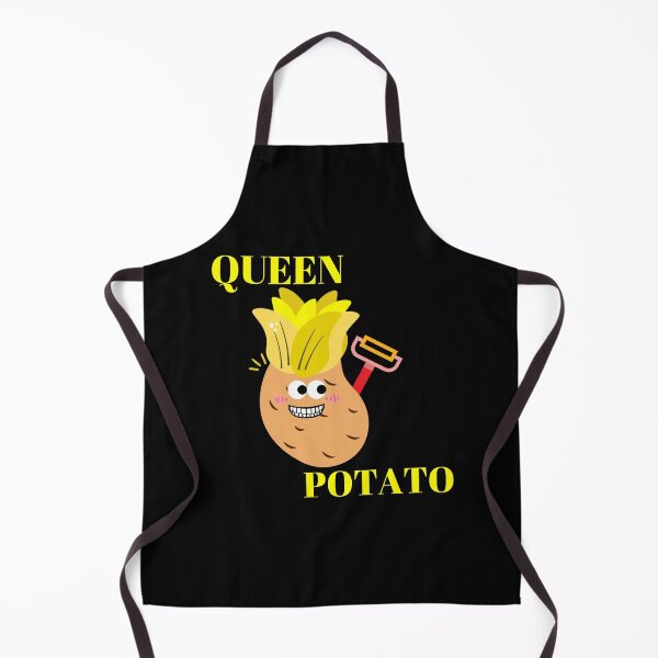 Item preview, Queen Potato - Funny Happy Fries Potato designed and sold by AgnesMBrae.