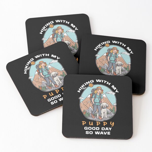Item preview, Hiking With My Puppy Good Day So Wave designed and sold by Mindful-Designs.