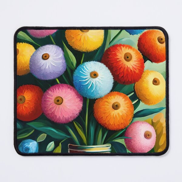 Item preview, Colorful surreal oil painting flower bouquet designed and sold by RK - Shop.