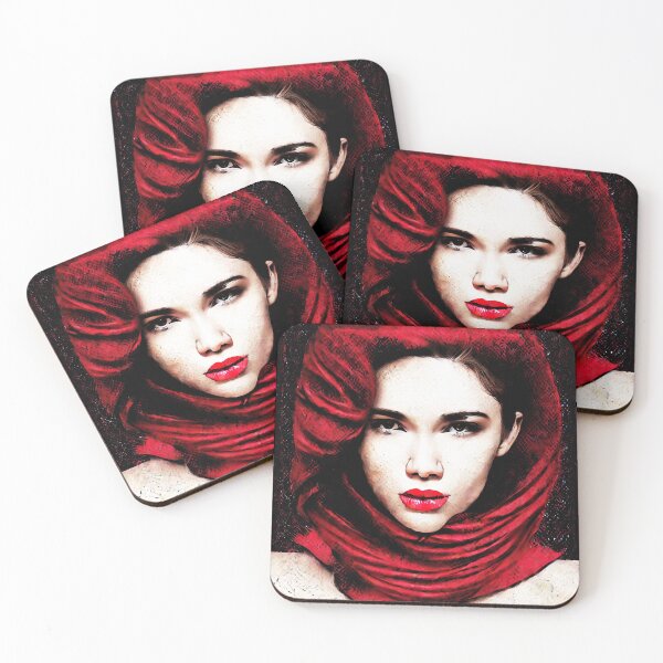 Item preview, Red Hijab Beauty designed and sold by Ashriyaas.