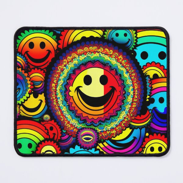 Item preview, "Psychedelic Smiles: Trippy and Colorful Smiley Face Designs for the Free Spirit designed and sold by James Vernon.
