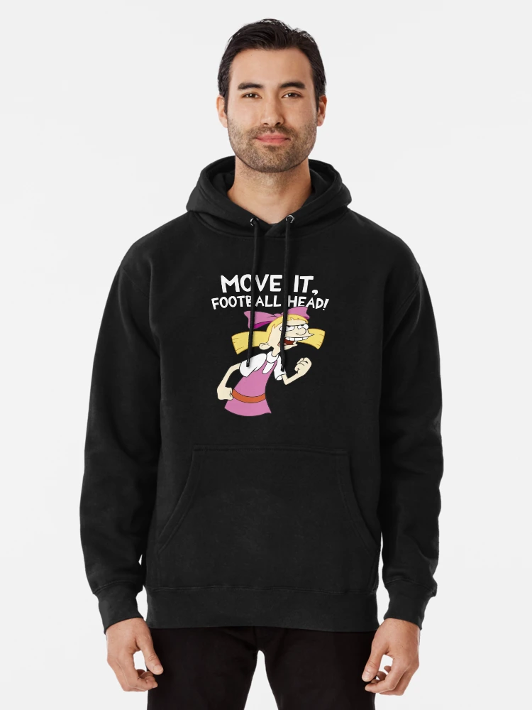 Hey Arnold! Helga Move It Football Head Pullover Hoodie for Sale