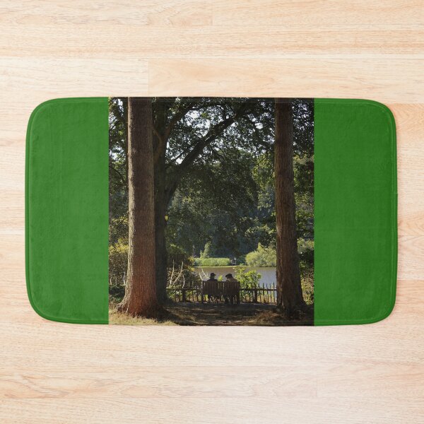 Item preview, Time in the park friends on bench vertical designed and sold by eddiebarronshop.