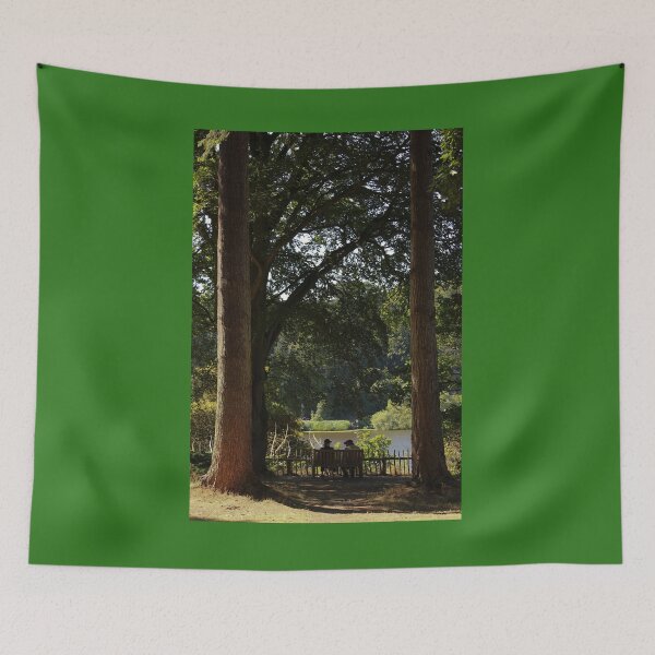 Item preview, Time in the park friends on bench vertical designed and sold by eddiebarronshop.