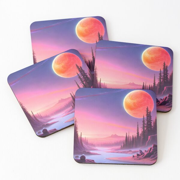 Item preview, Surreal pink alien world designed and sold by RK - Shop.