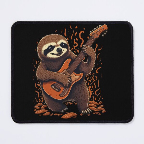 Item preview, Sloth Play Guitar designed and sold by Africanob.