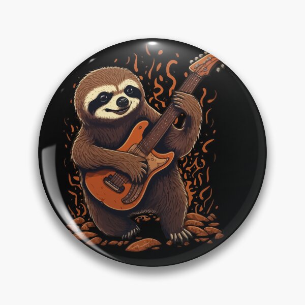 Item preview, Sloth Play Guitar designed and sold by Africanob.