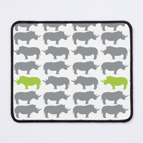 Item preview, One Green Rhino in the Herd designed and sold by Star Stream Design.