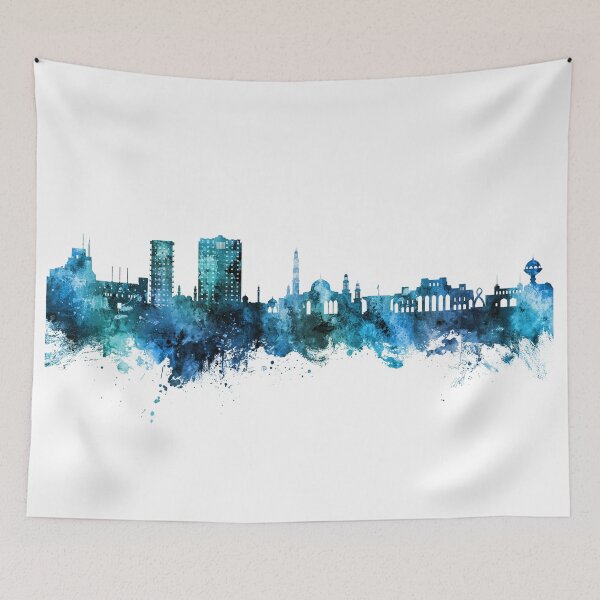Item preview, Muscat Oman Skyline designed and sold by ArtPrints.