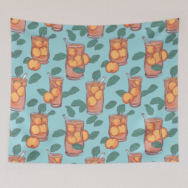 Item preview, Peach and iced tea designed and sold by PovikArt.