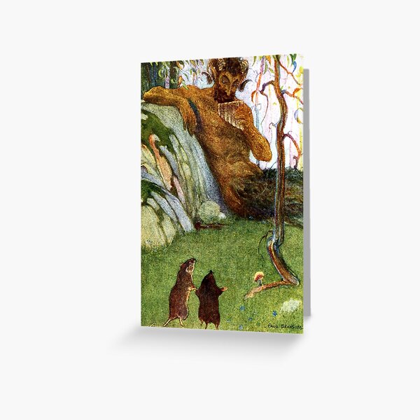 Item preview, Piper at the Gates of Dawn - Paul Bransom, The Wind in the Willows designed and sold by forgottenbeauty.