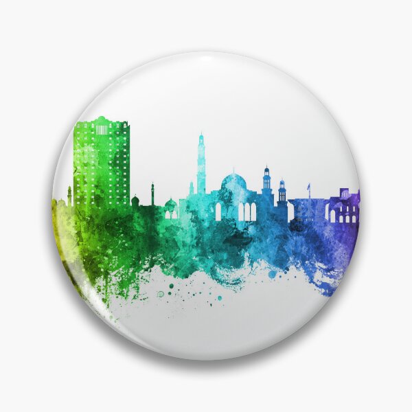 Item preview, Muscat Oman Skyline designed and sold by ArtPrints.