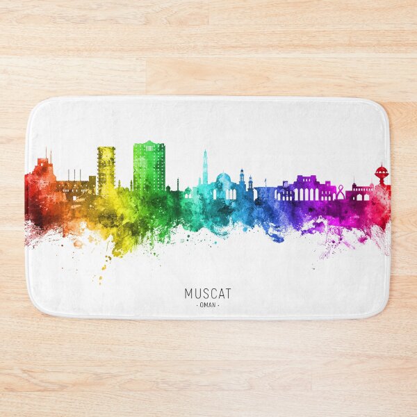 Item preview, Muscat Oman Skyline designed and sold by ArtPrints.