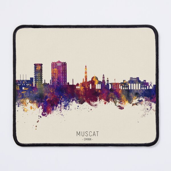 Item preview, Muscat Oman Skyline designed and sold by ArtPrints.