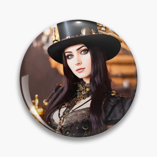 Item preview,     Steampunk Portraits: Detailed images of girls in steampunk outfits designed and sold by ArtCreator2023.