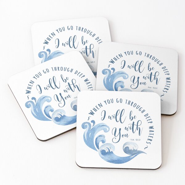Item preview, Isaiah 43:2 Waves designed and sold by amazingjoy.