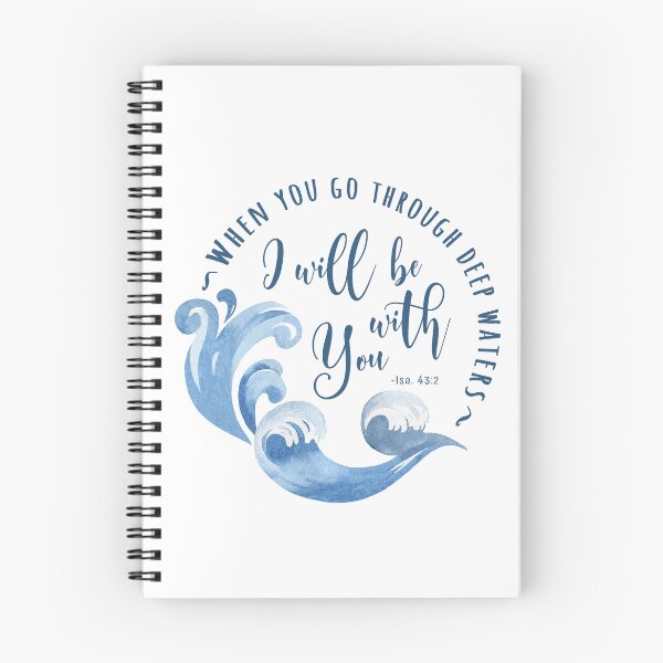 Item preview, Isaiah 43:2 Waves designed and sold by amazingjoy.