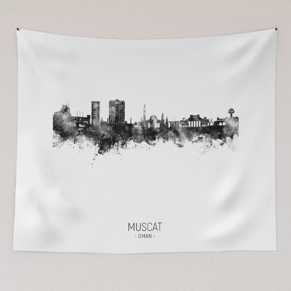 Item preview, Muscat Oman Skyline designed and sold by ArtPrints.