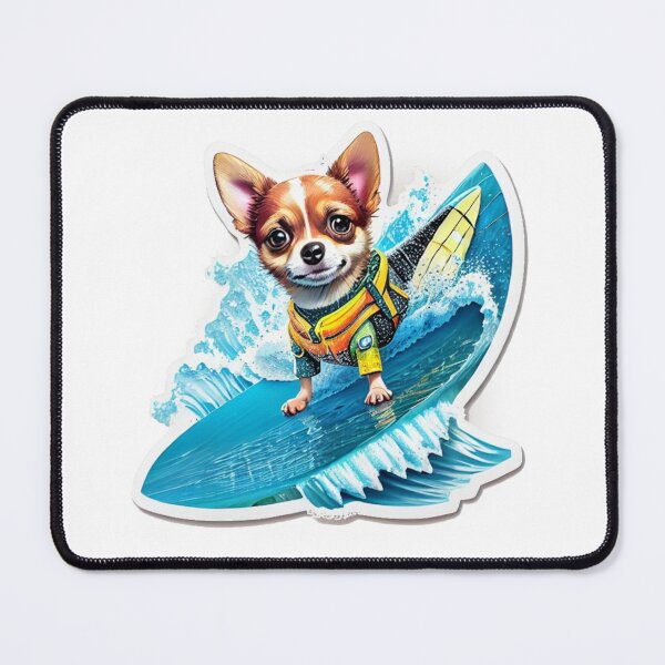 Item preview, Chi the surfing Chihuahua 4 designed and sold by Dpe1974.
