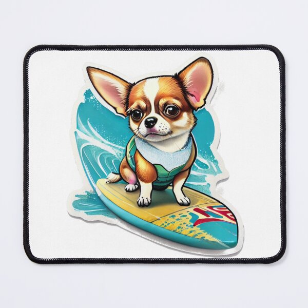 Item preview, Chi the surfing Chihuahua 5 designed and sold by Dpe1974.