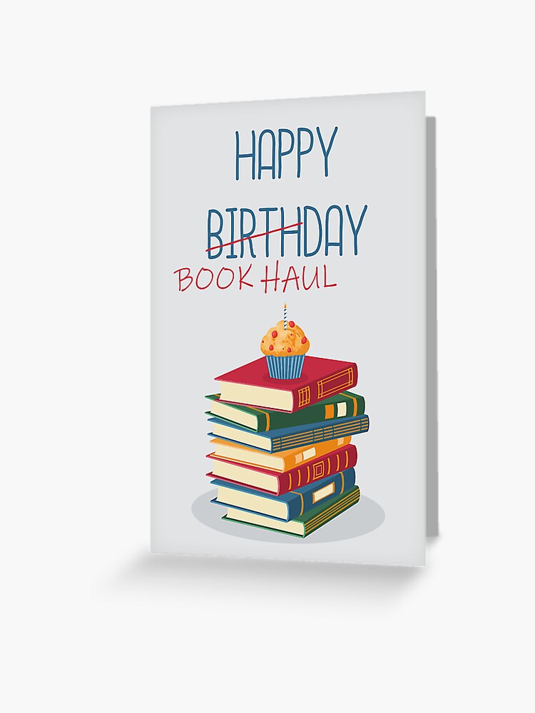 Happy Birthday Book Lover Card – Pedaller Designs