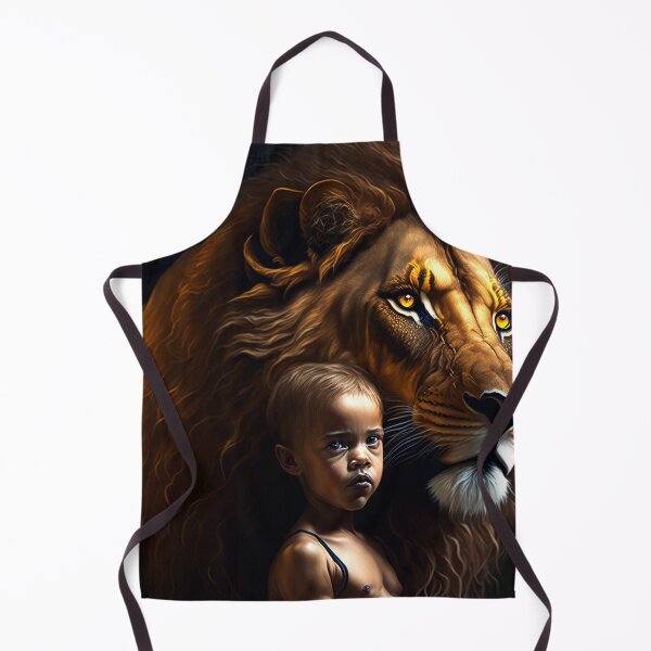 Item preview, A Symbol of Protection: A Lion and Child's Natural Instincts designed and sold by Omtatsat.