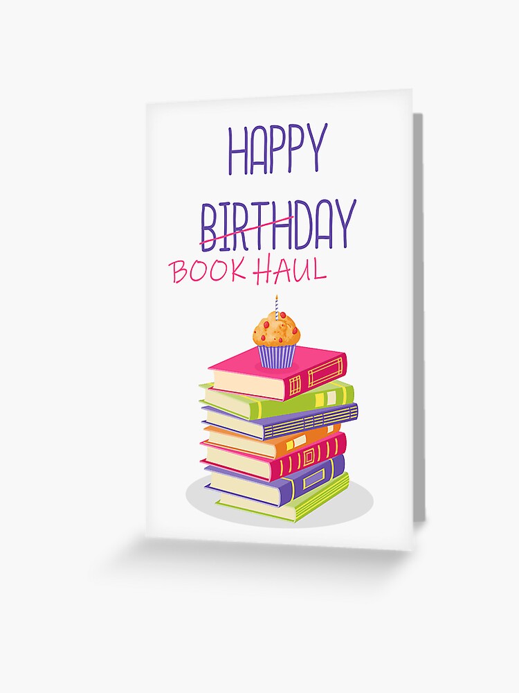 Happy Birthday Book Lover Card – Pedaller Designs