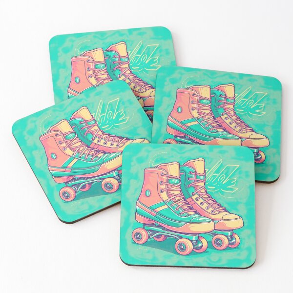 Item preview, Retro roller skates designed and sold by Hibiskusmond.