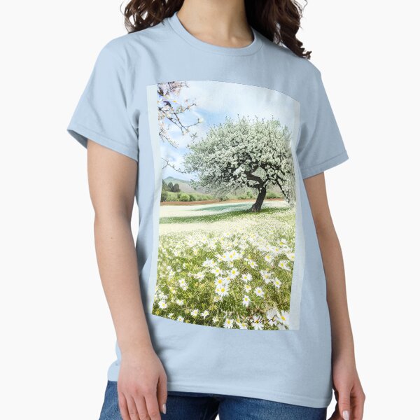 Vista previa del artículo con la obra «Almendro en campo de margaritas de CallisC Arts», diseñado y vendido por CallisC-Arts.