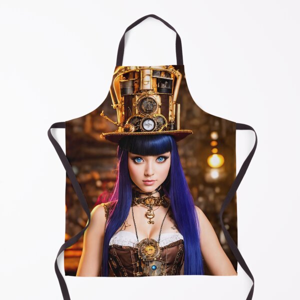 Item preview, Steampunk Beauties: Realistic portraits of girls with a steampunk look designed and sold by ArtCreator2023.