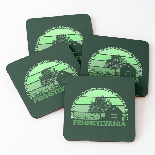 Item preview, Chadds Ford Pennsylvania Sunset Retro Vintage Local Pride Logo designed and sold by CRHPOD20.